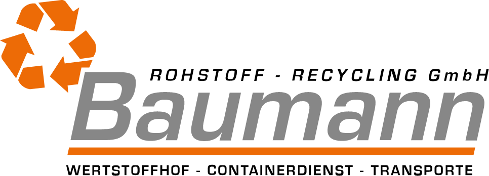 Das Logo der Baumann Rohstoff-Recycling GmbH in Landau